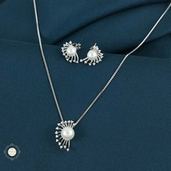 Sterling Silver Sparkling Twilight Necklace Set