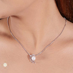 Sterling Silver Sparkling Twilight Necklace Set