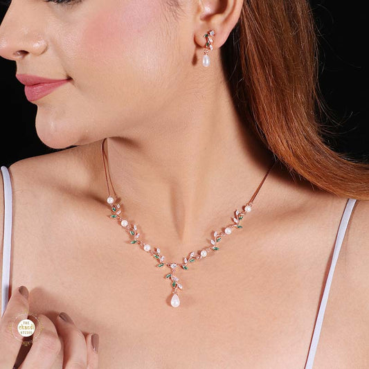 Sterling Silver Sparkling Silver Shimmering Bliss Necklace