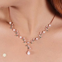 Sterling Silver Sparkling Silver Shimmering Bliss Necklace