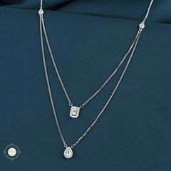 Sterling Silver Sparkling  Gleam Necklace