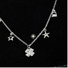 Sterling Silver Sparkling Twilight Neckace