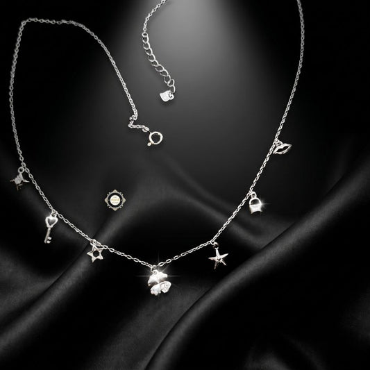 Sterling Silver Sparkling Twilight Neckace