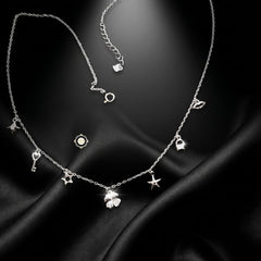 Sterling Silver Sparkling Twilight Neckace