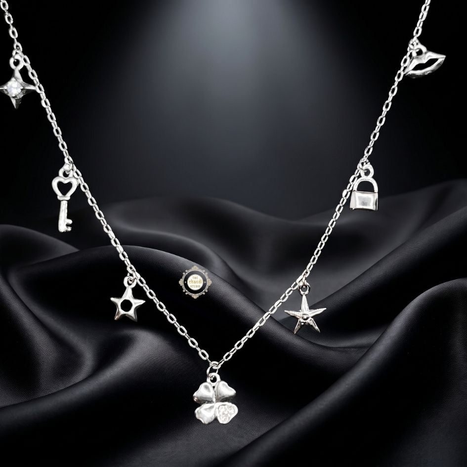 Sterling Silver Sparkling Twilight Neckace