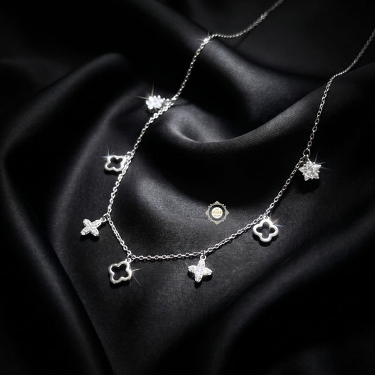 Sterling Silver Sparkling Twilight Neckace