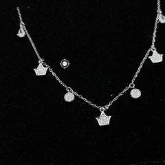 Sterling Silver Sparkling Twilight Neckace