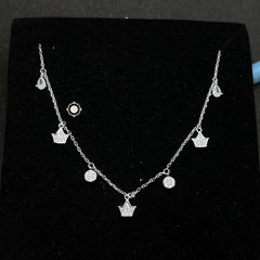 Sterling Silver Sparkling Twilight Neckace