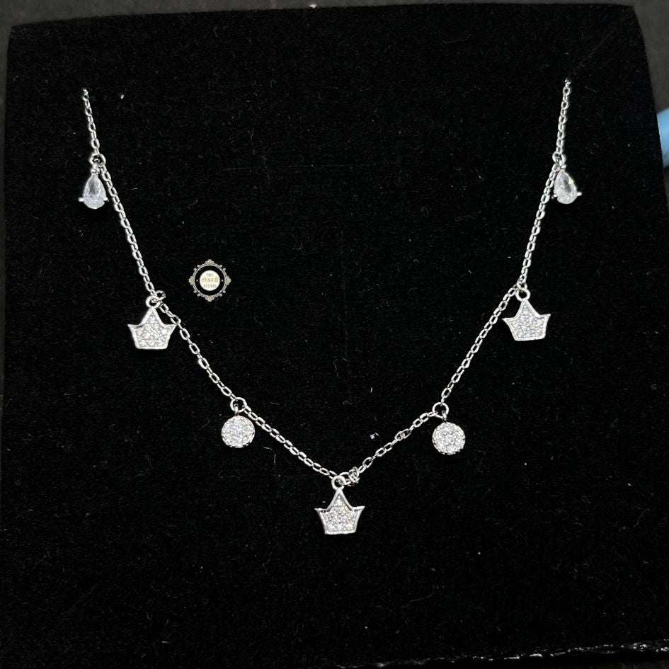 Sterling Silver Sparkling Twilight Neckace