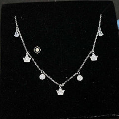 Sterling Silver Sparkling Twilight Neckace