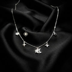 Sterling Silver Sparkling Twilight Neckace