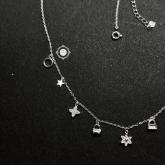 Sterling Silver Sparkling Twilight Neckace