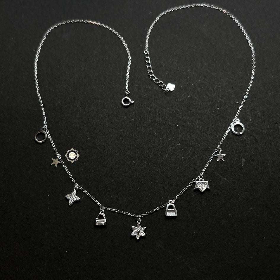 Sterling Silver Sparkling Twilight Neckace