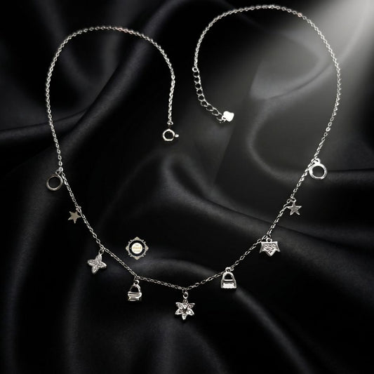 Sterling Silver Sparkling Twilight Neckace