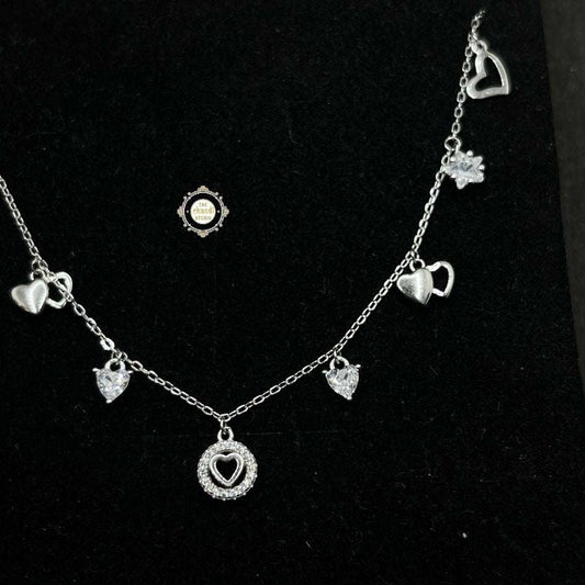 Sterling Silver Sparkling Twilight Neckace