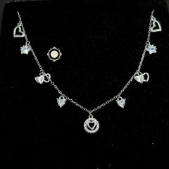 Sterling Silver Sparkling Twilight Neckace