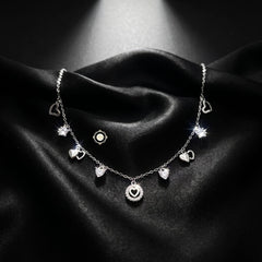 Sterling Silver Sparkling Twilight Neckace