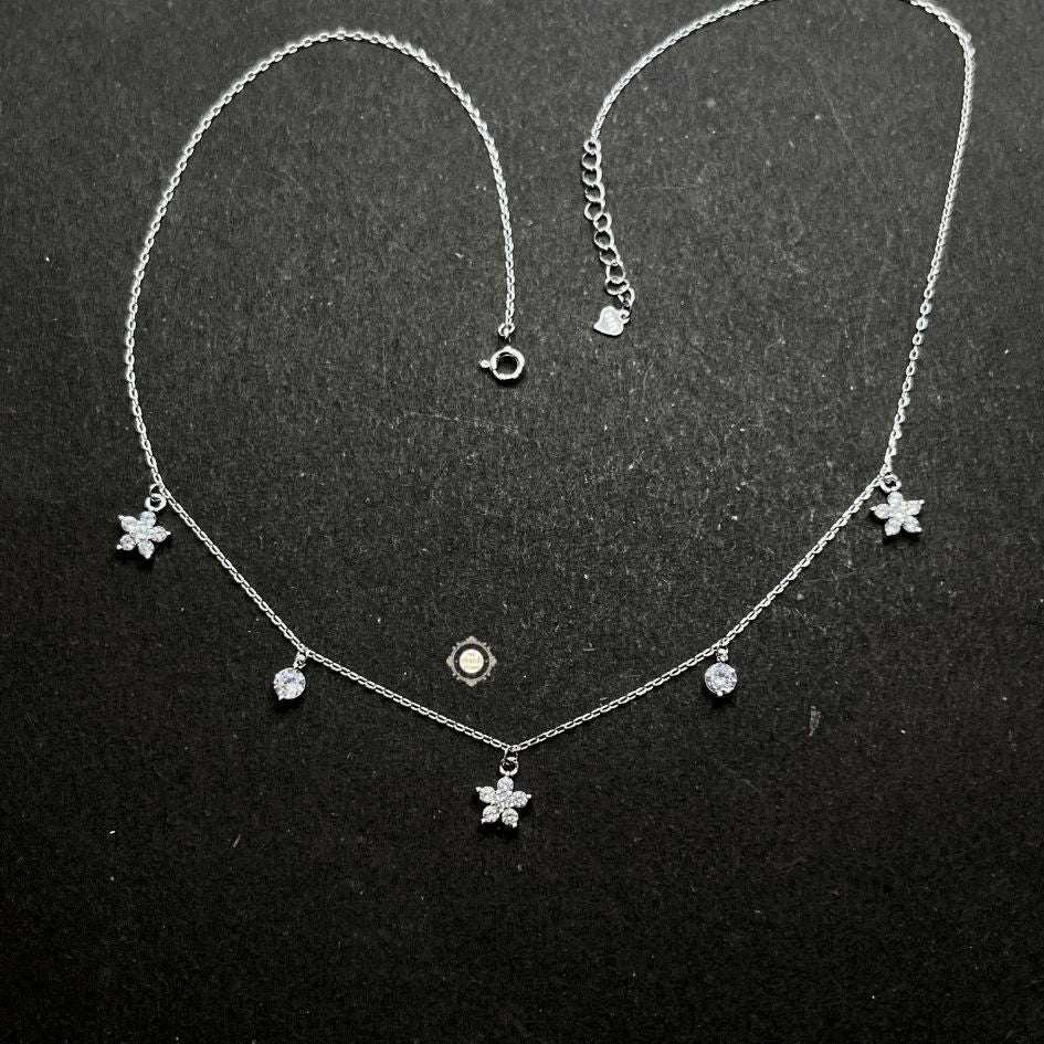 Sterling Silver Sparkling Twilight Neckace