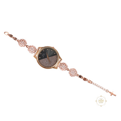 Sterling Silver Rose Gold Women Watch