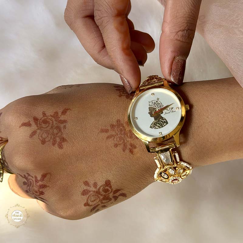 Kundan Delight Timeless Women Watch