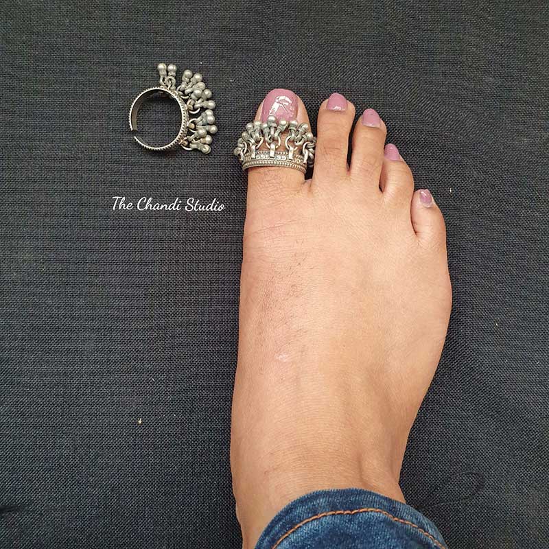 Beaded Toe Ring | 925 Sterling Silver | Boho Gypsy Artisan Handmade –  WatchMeWorld