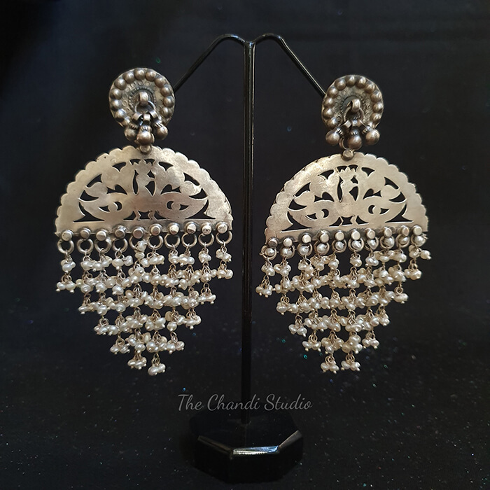 Raj jewellery pearl earrings for girls and women
