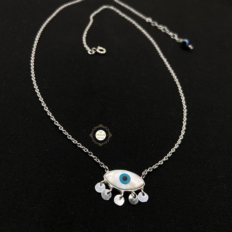 Bold Evil Eye Necklace SS – Peggy Li Creations