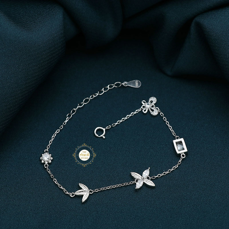 Sterling Silver Delicate Boxes Bracelet By Martha Jackson Sterling Silver |  notonthehighstreet.com